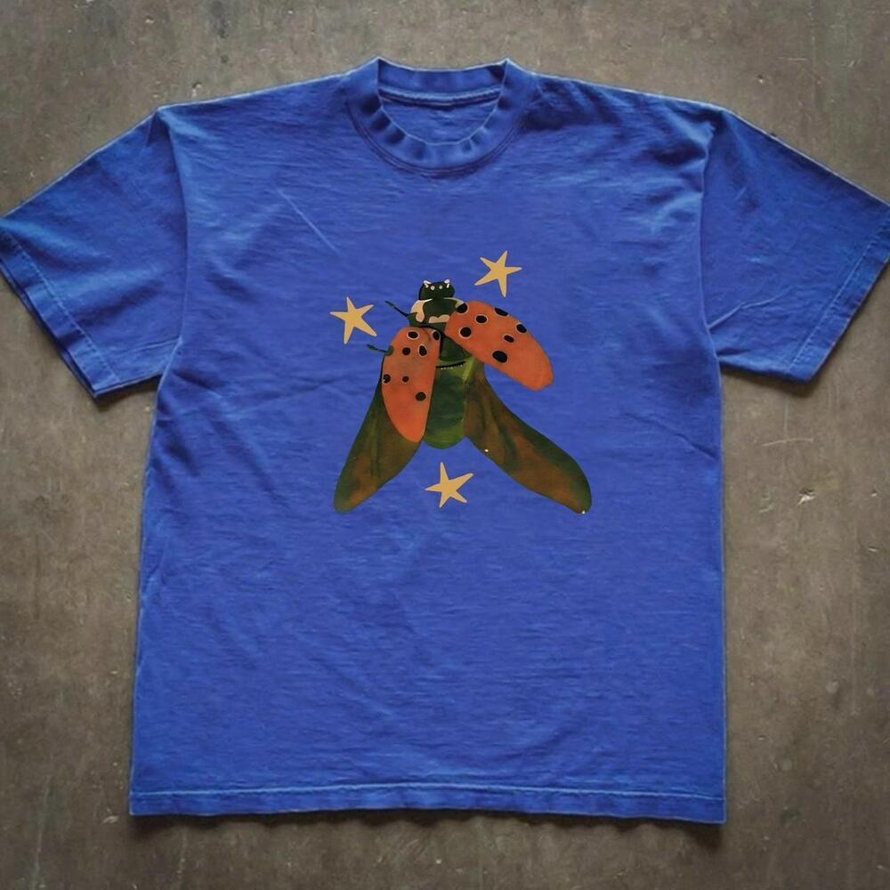 Blue Ladybug Graphic Tee